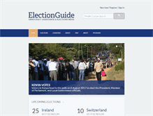 Tablet Screenshot of digest.electionguide.org