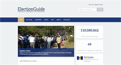 Desktop Screenshot of electionguide.org
