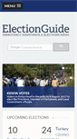 Mobile Screenshot of electionguide.org